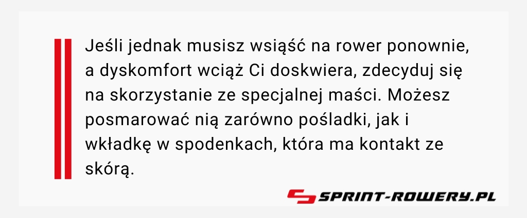 Ból pośladków po rowerze – ciekawostka