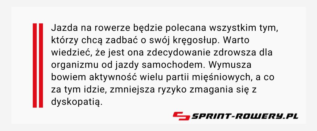 Czy rower jest dobry dla kręgosłupa – ciekawostka
