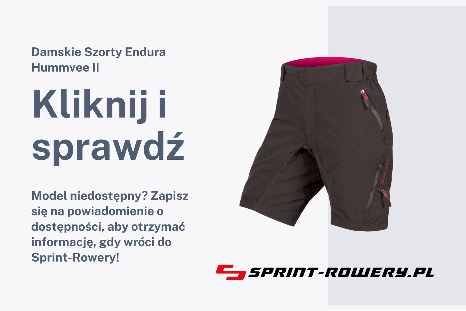 Damskie szorty Endura hummvee II