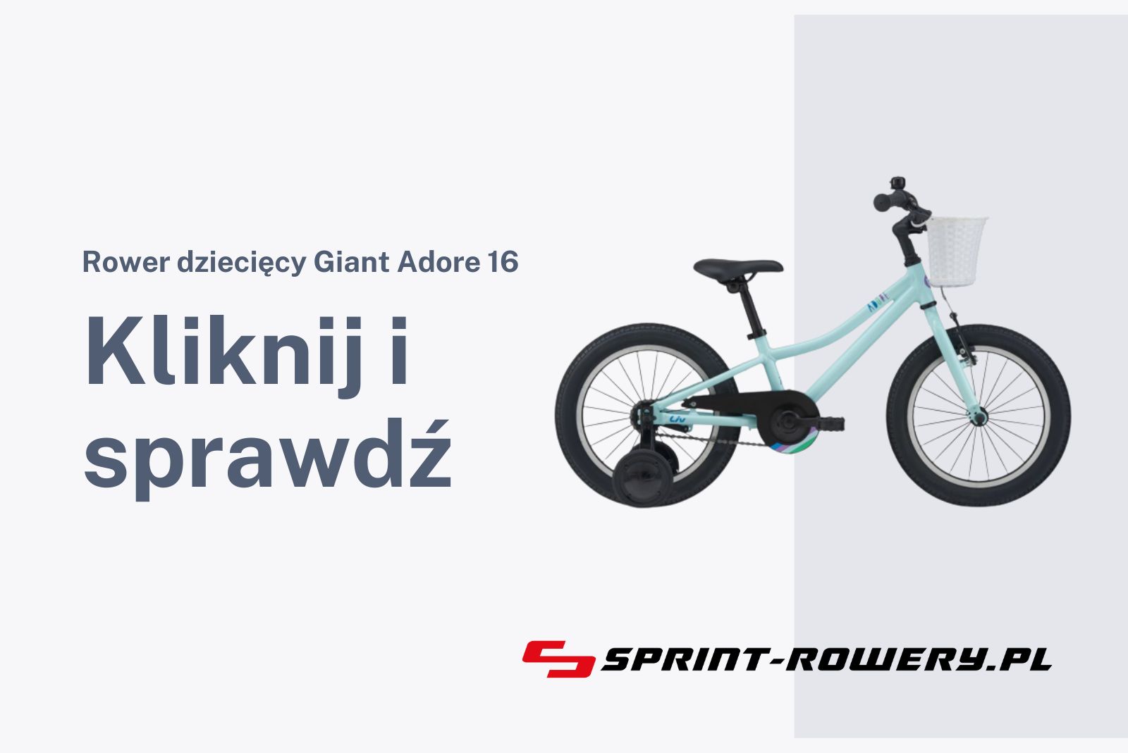 Nauka jazdy na rowerze - rower z kółkami