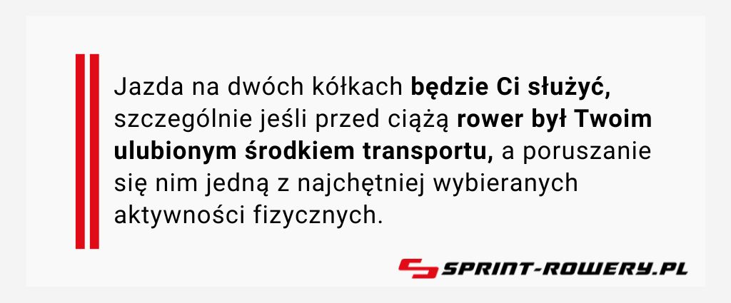 Jazda na rowerze w ciąży