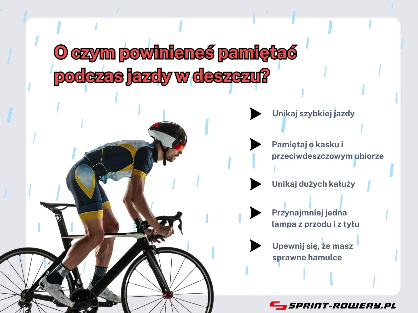 O czym powinieneś pamiętać podczas jazdy w deszczu?