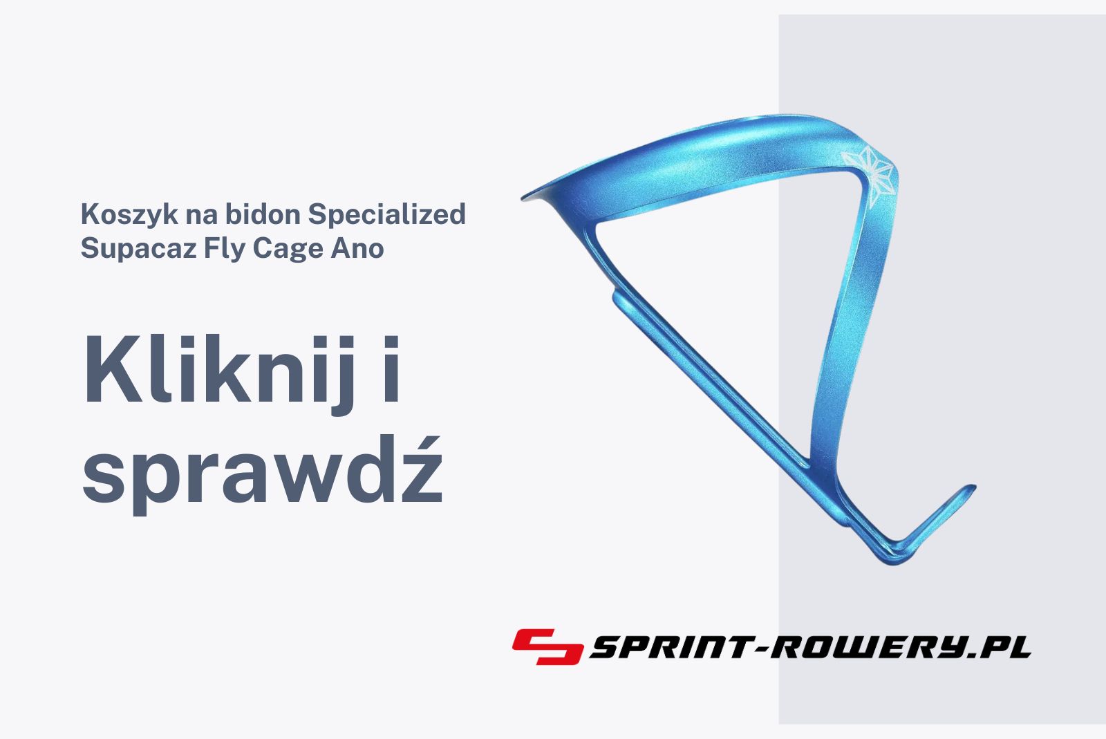 Koszyk na bidon Specialized Supacaz Fly Cage Ano