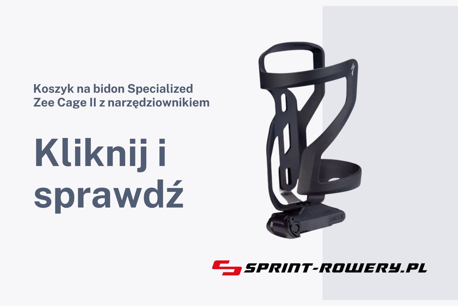 Koszyk na bidon Specialized Zee Cage II z narzędziownikiem