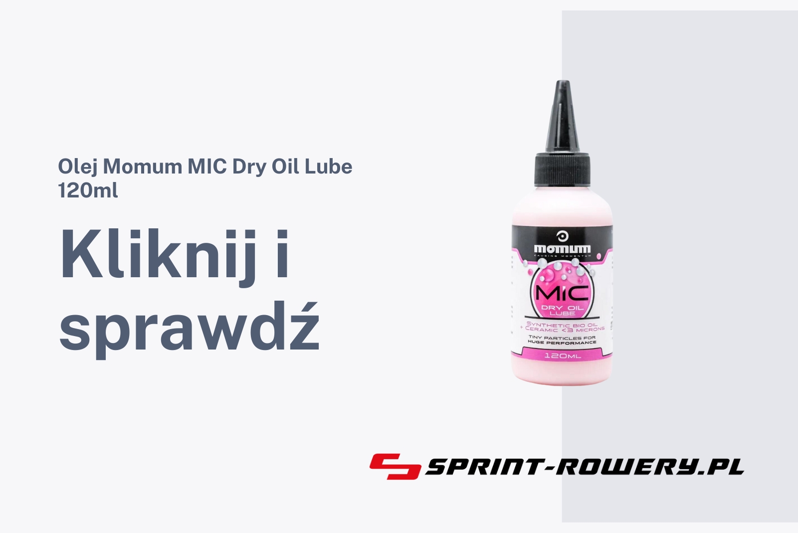 Olej Momum MIC Dry Oil Lube 120ml