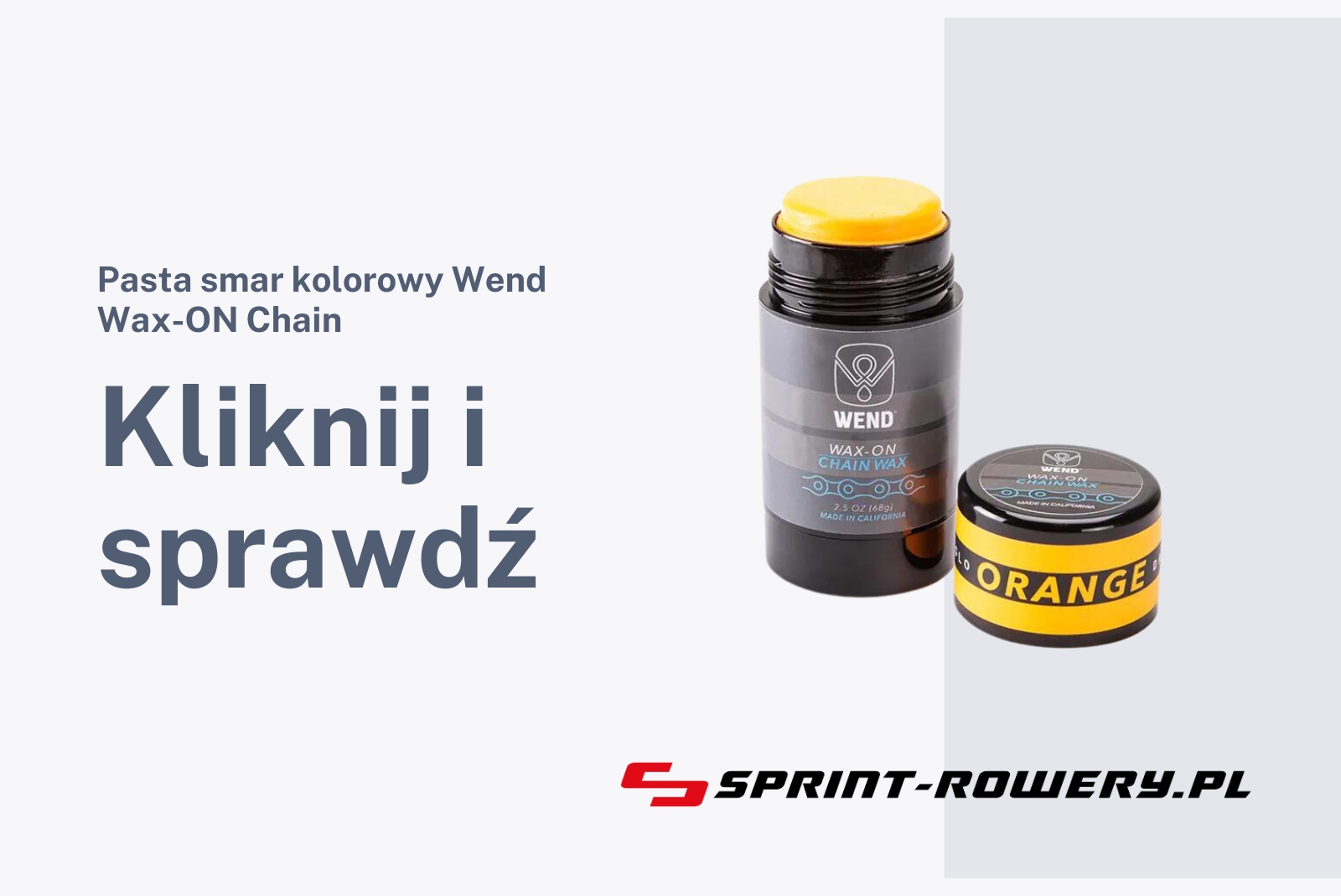 Pasta smar kolorowy Wend Wax-ON Chain