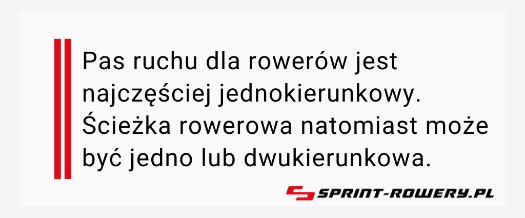 Pasy na ścieżce rowerowej – ciekawostka