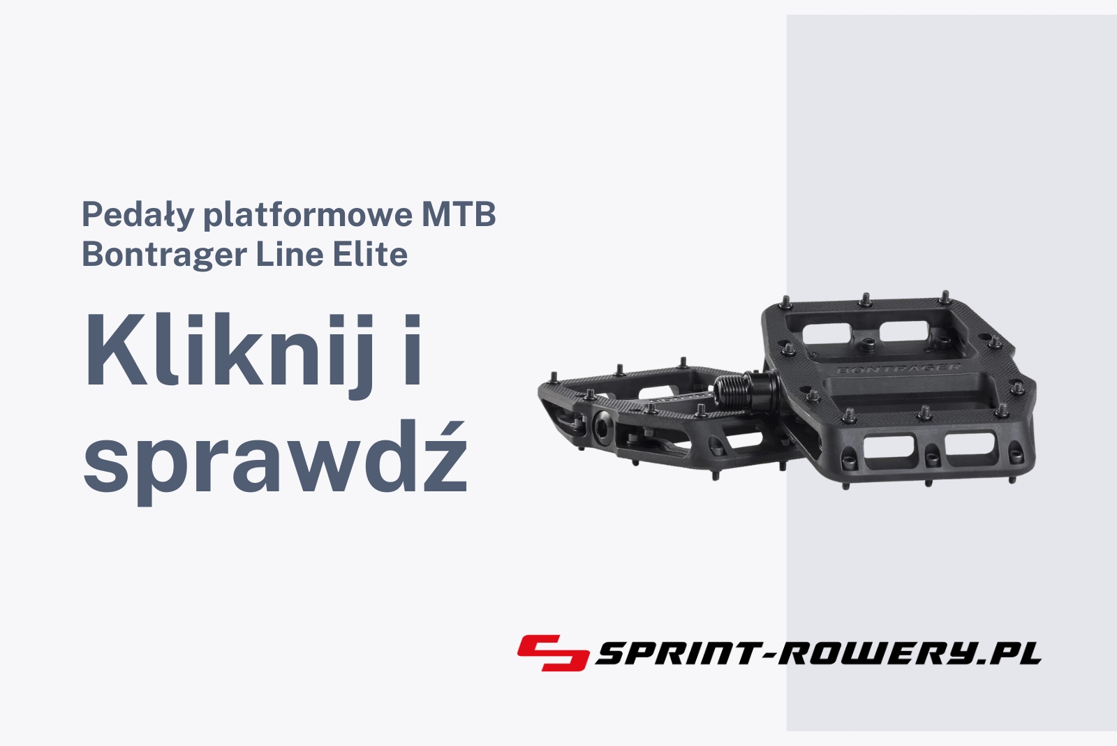 Pedały platformowe MTB Bontrager Line Elite