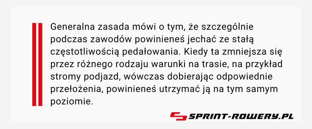 Prawidłowa kadencja na rowerze – ciekawostka