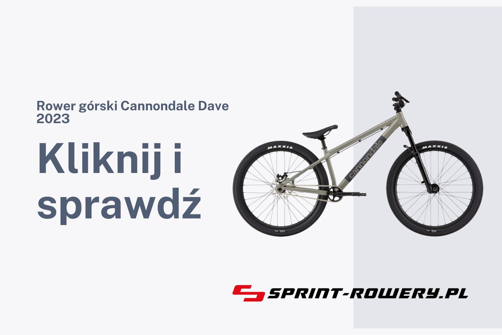 Rower do skakania – Cannondale Dave
