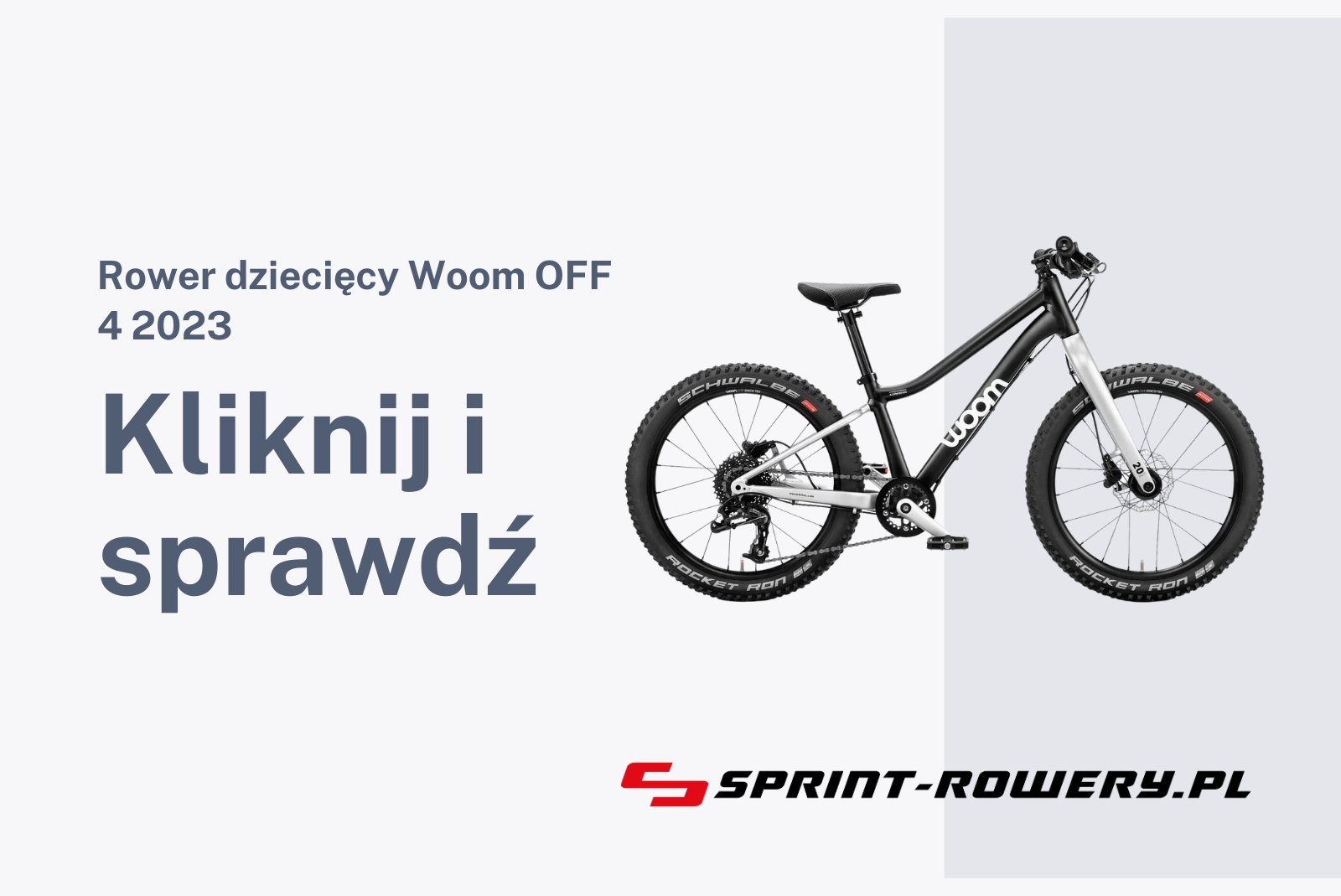 Rower dziecięcy Woom OFF 4 2023