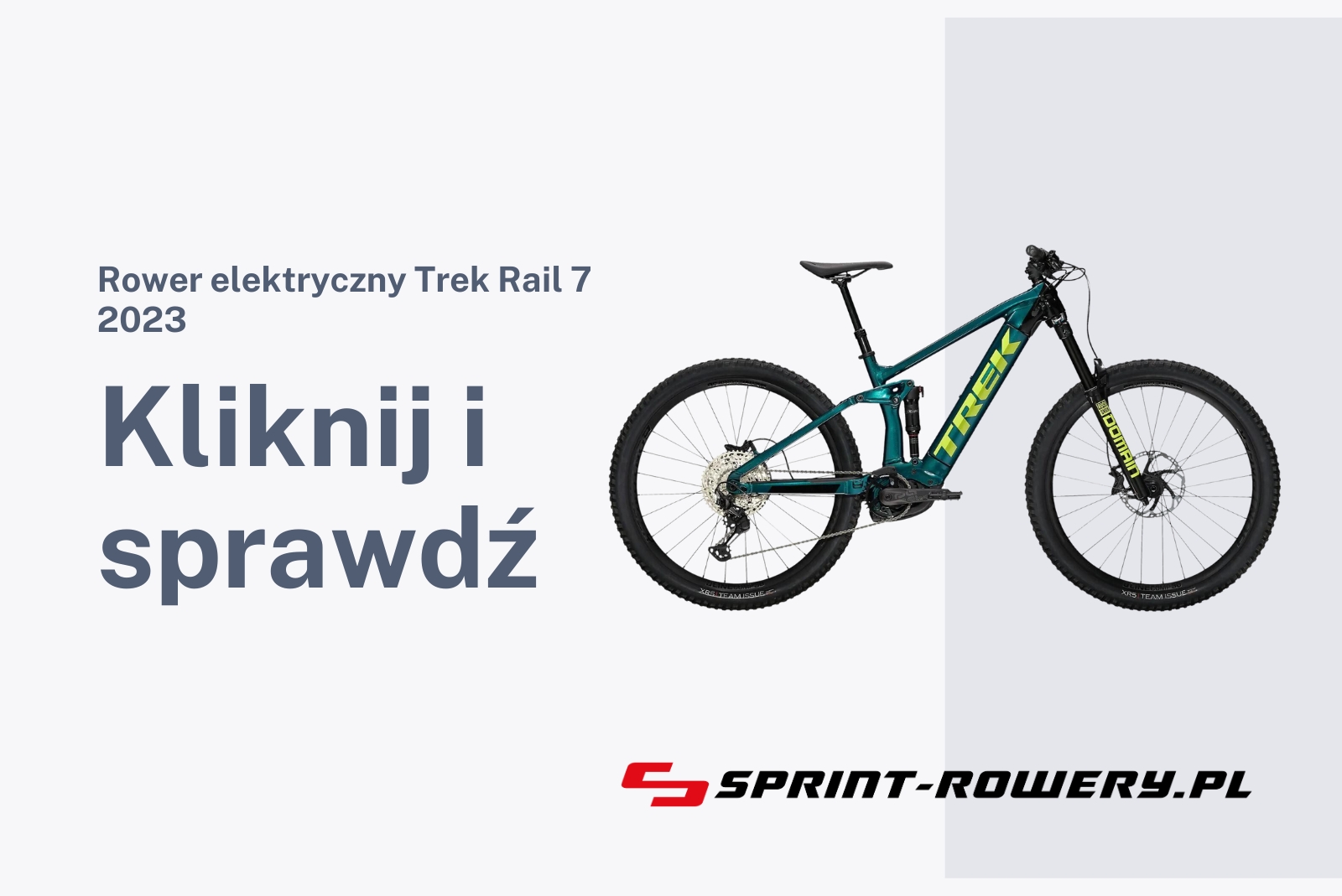 Rower elektryczny Trek Rail 7 2023