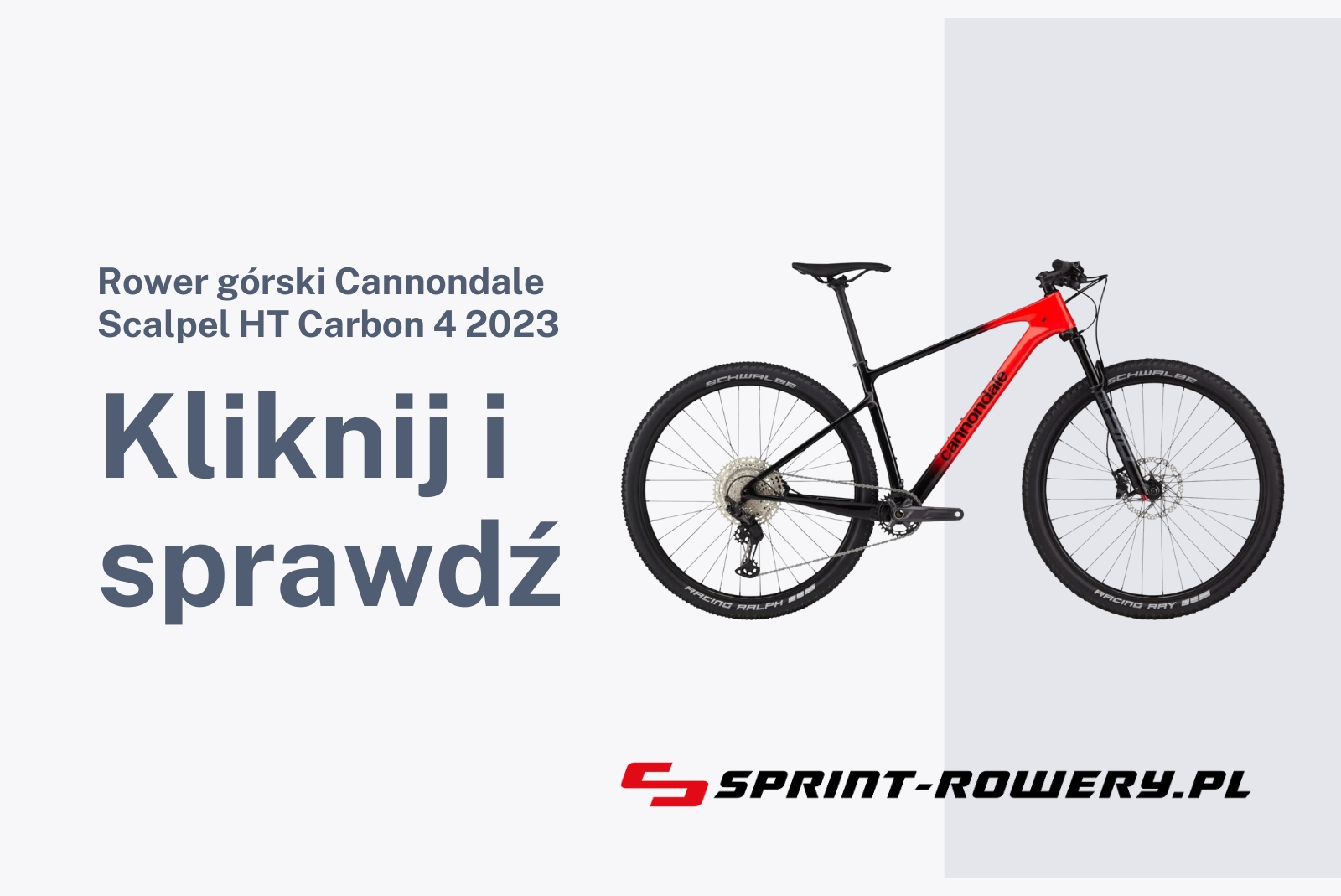 Rower górski Cannondale Scalpel HT Carbon 4 2023