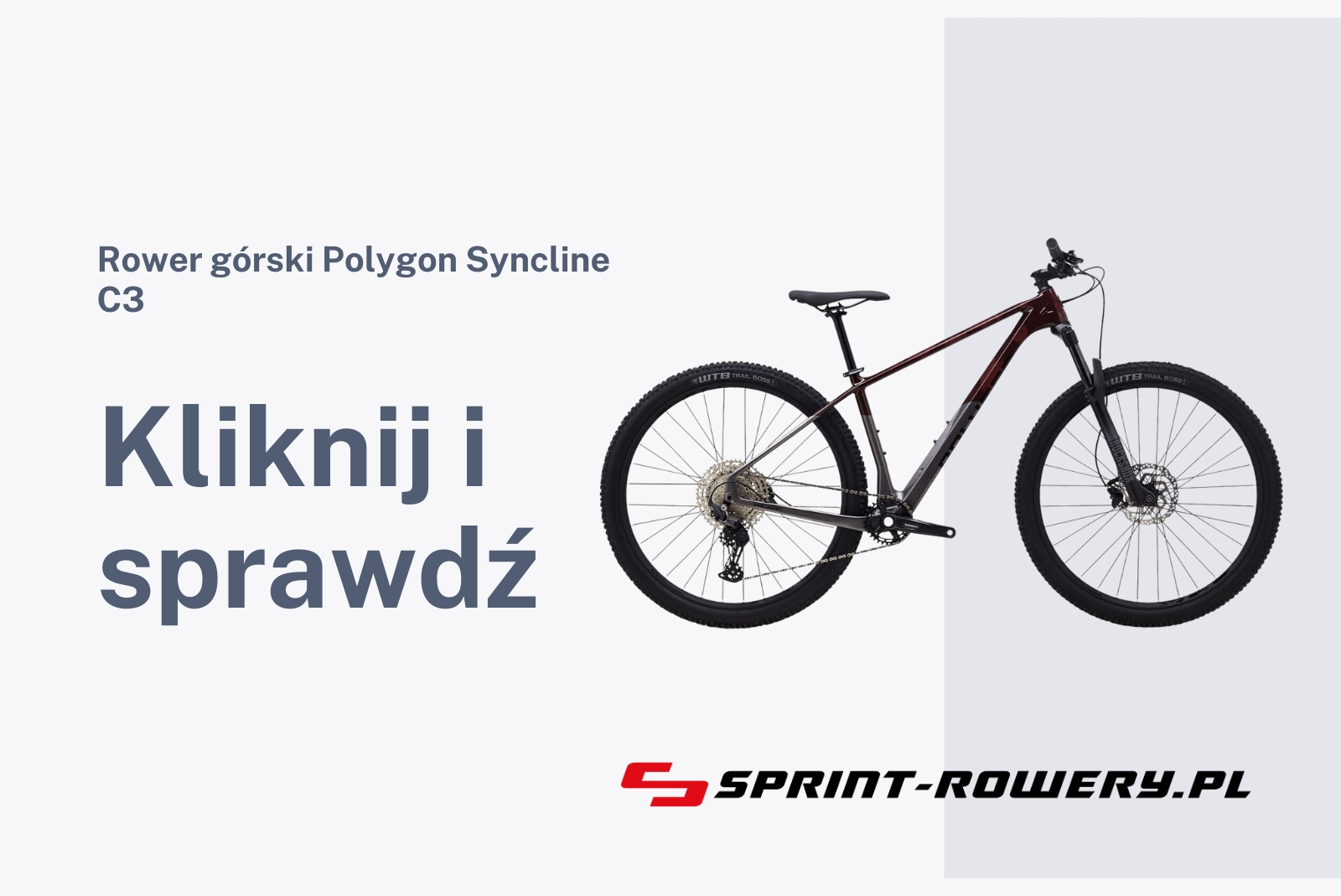 Rower górski Polygon Syncline C3