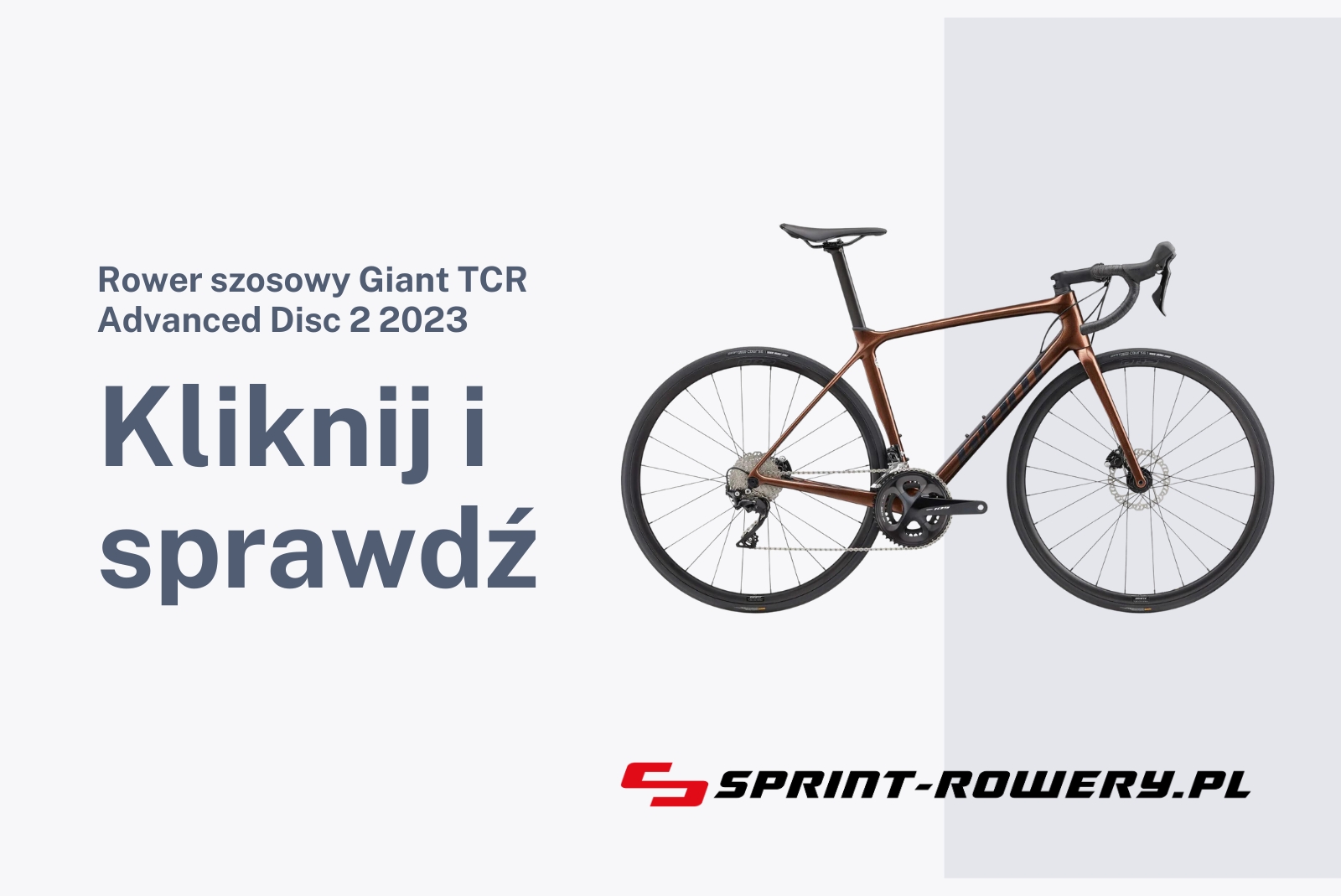 Rower szosowy Giant TCR Advanced Disc 2 2023