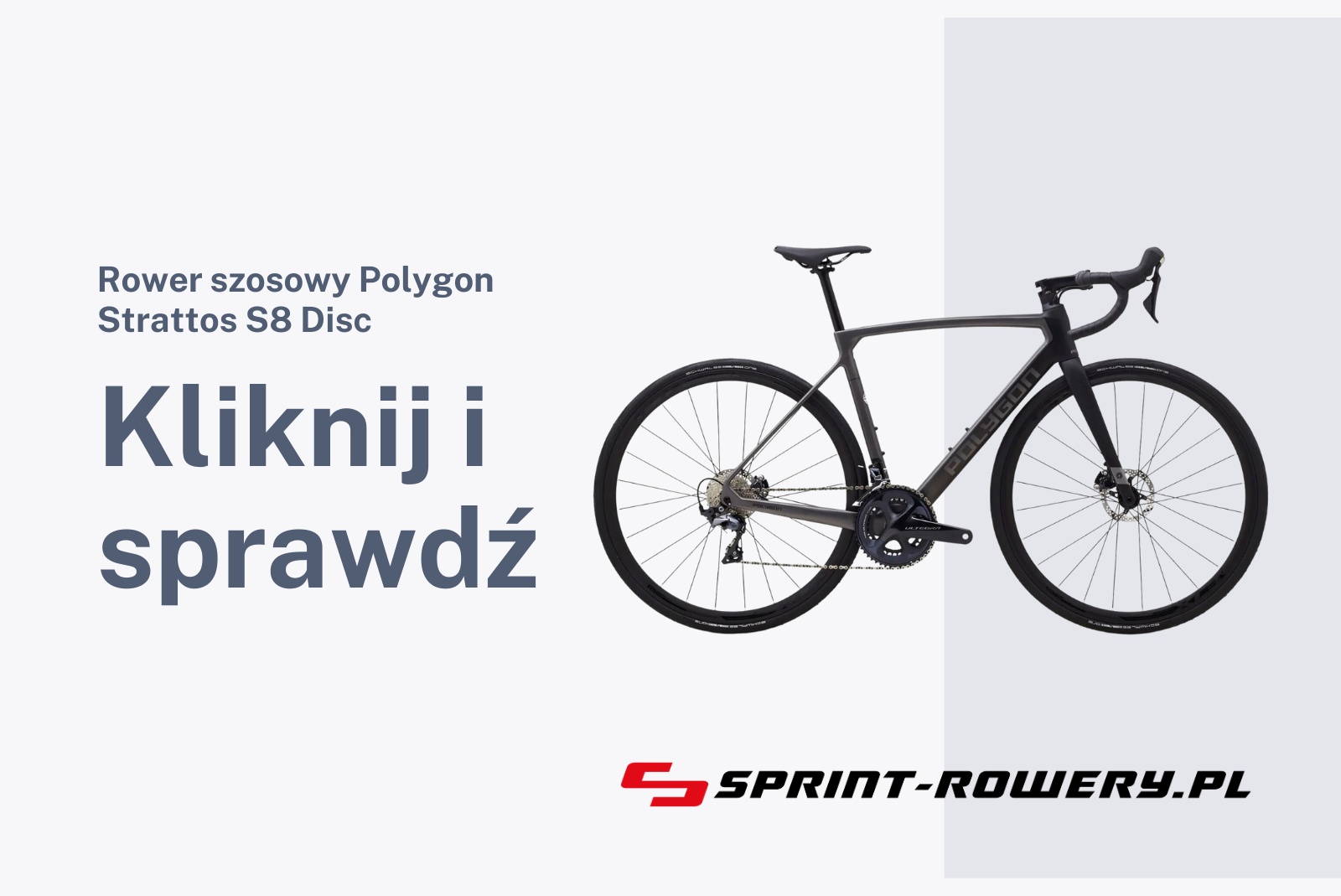Rower szosowy Polygon Strattos S8 Disc
