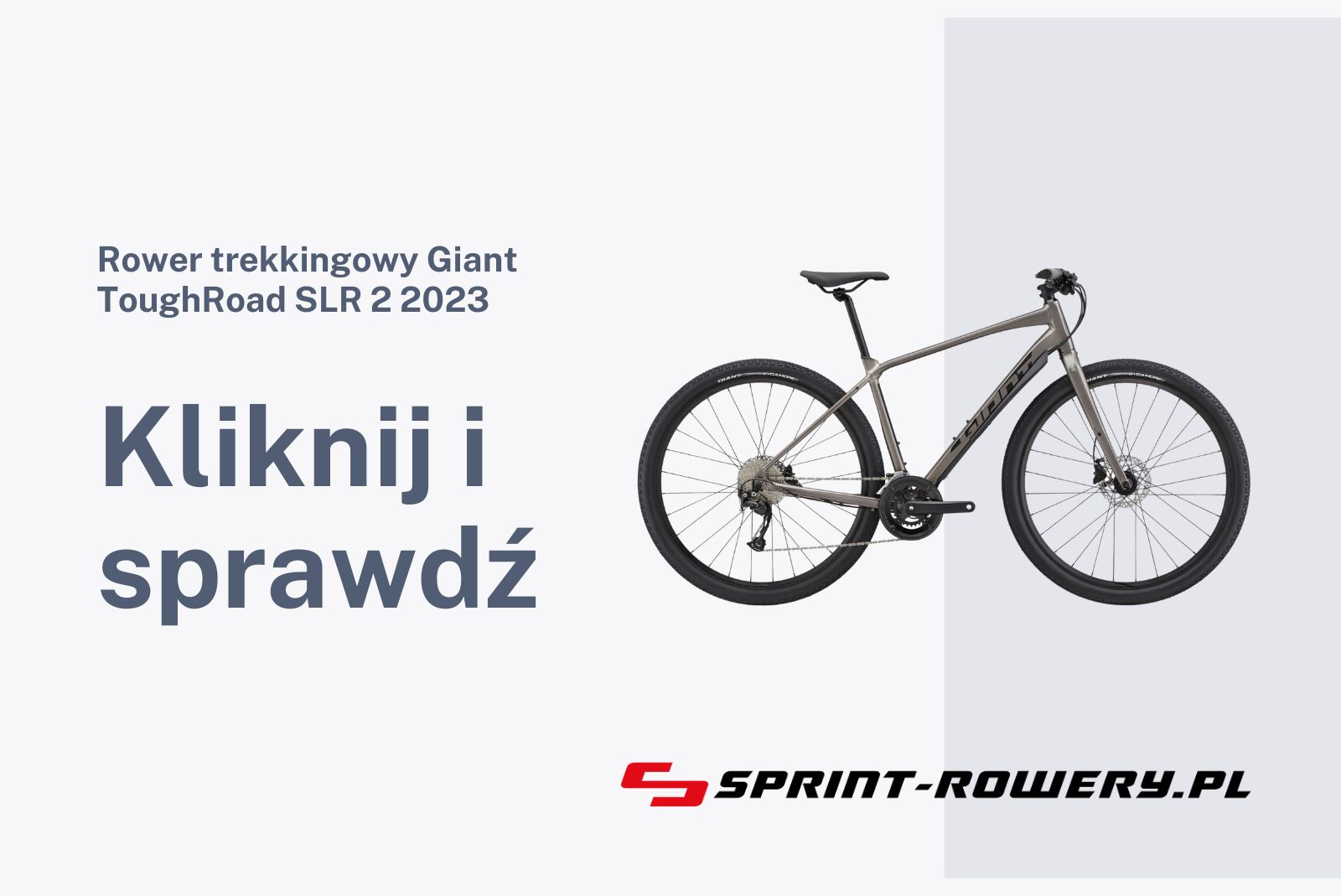 Skip to the beginning of the images gallery Rower trekkingowy Giant ToughRoad SLR 2 2023