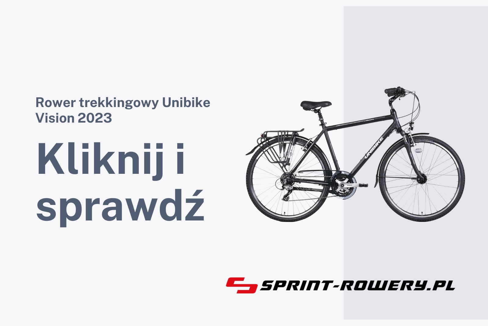 Rower trekkingowy Unibike Vision 2023