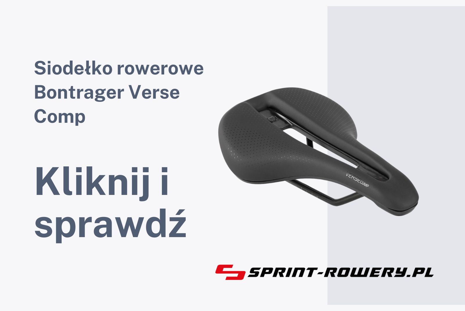 Siodełko rowerowe Bontrager Verse Comp