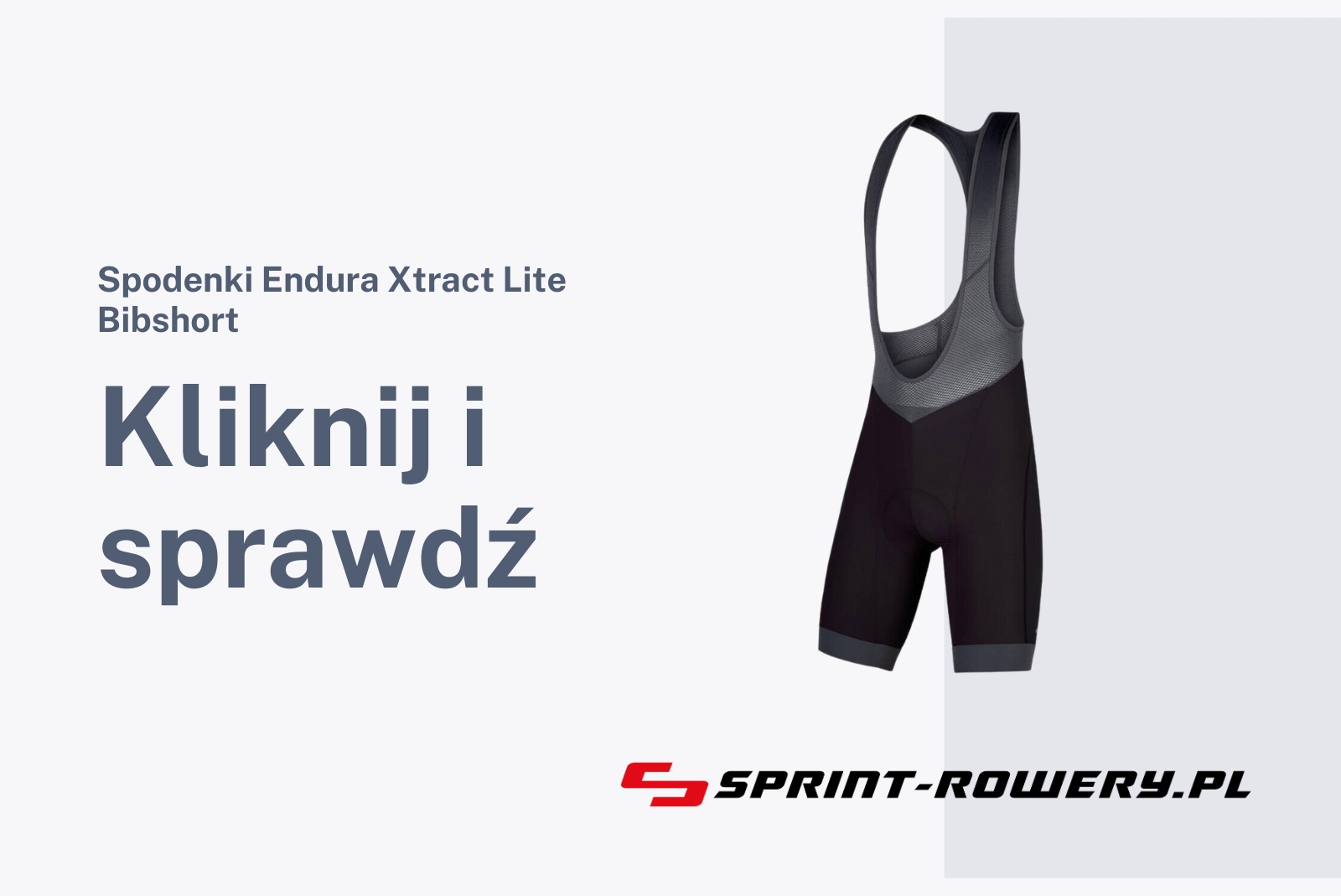 Spodenki Endura Xtract Lite Bibshort