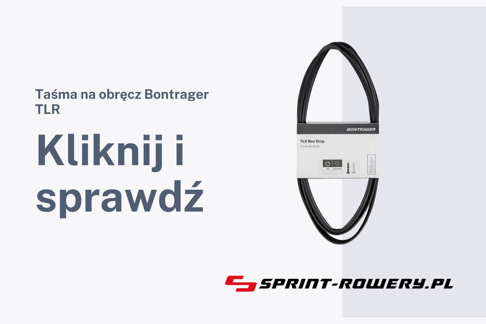 Taśma na obręcz Bontrager TLR