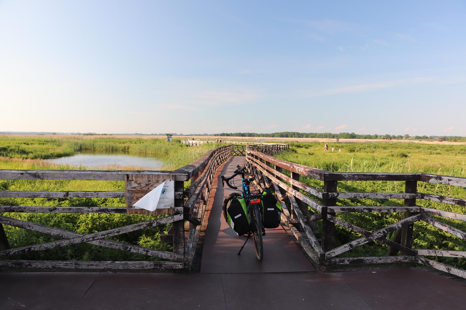 Piękny przejazd przez park krajobrazowy