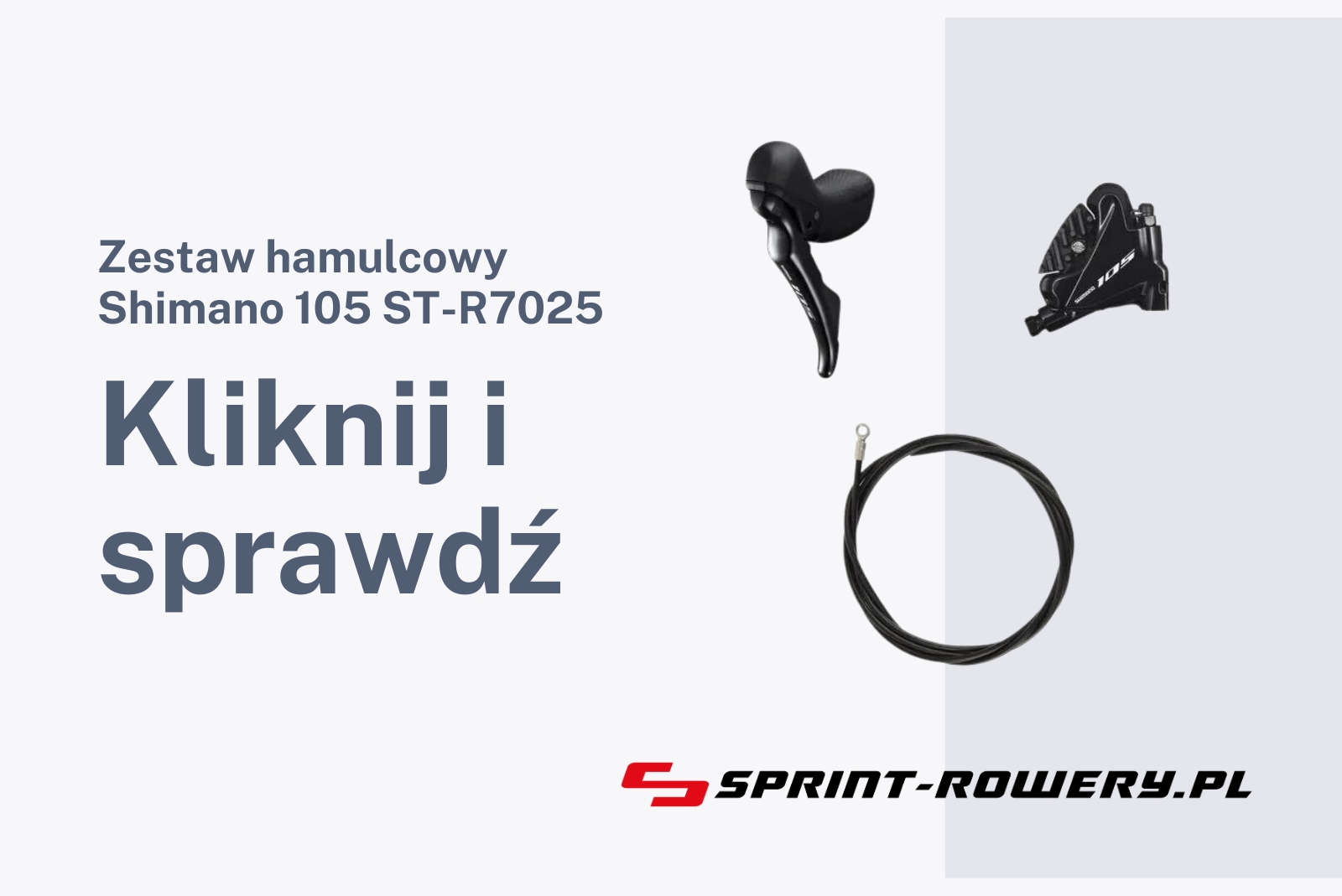 Zestaw hamulcowy Shimano 105 ST-R7025