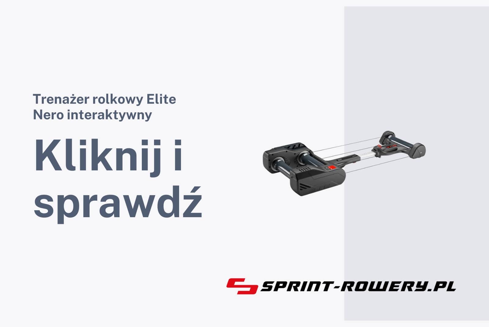 Trenażer rolkowy Elite Nero interaktywny