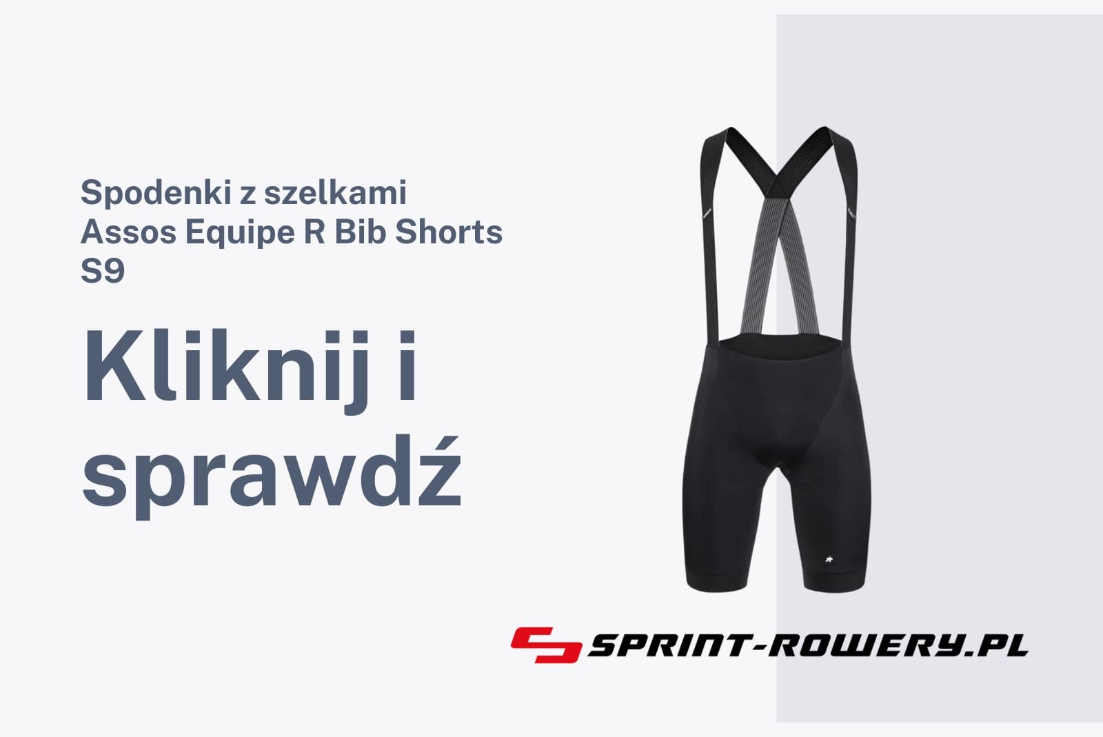 Spodenki z szelkami Assos Equipe R Bib Shorts S9