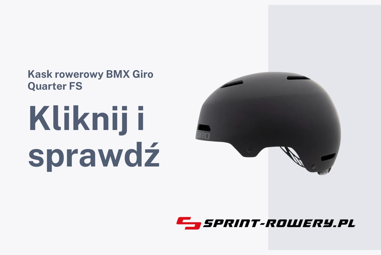 Kask rowerowy BMX Giro Quarter FS