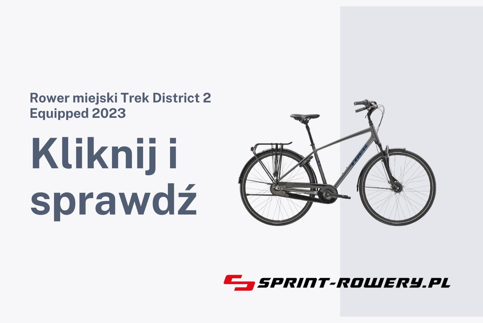 Rower miejski Trek District 2 Equipped 2023
