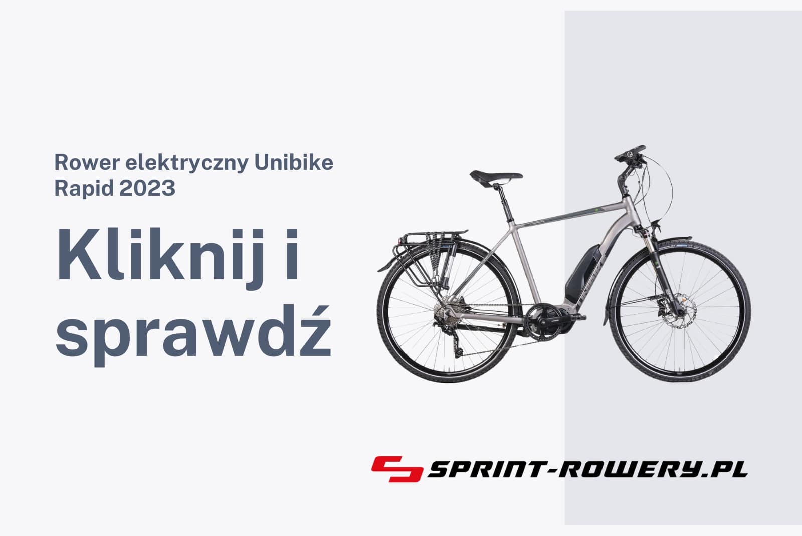 Rower elektryczny Unibike Rapid 2023