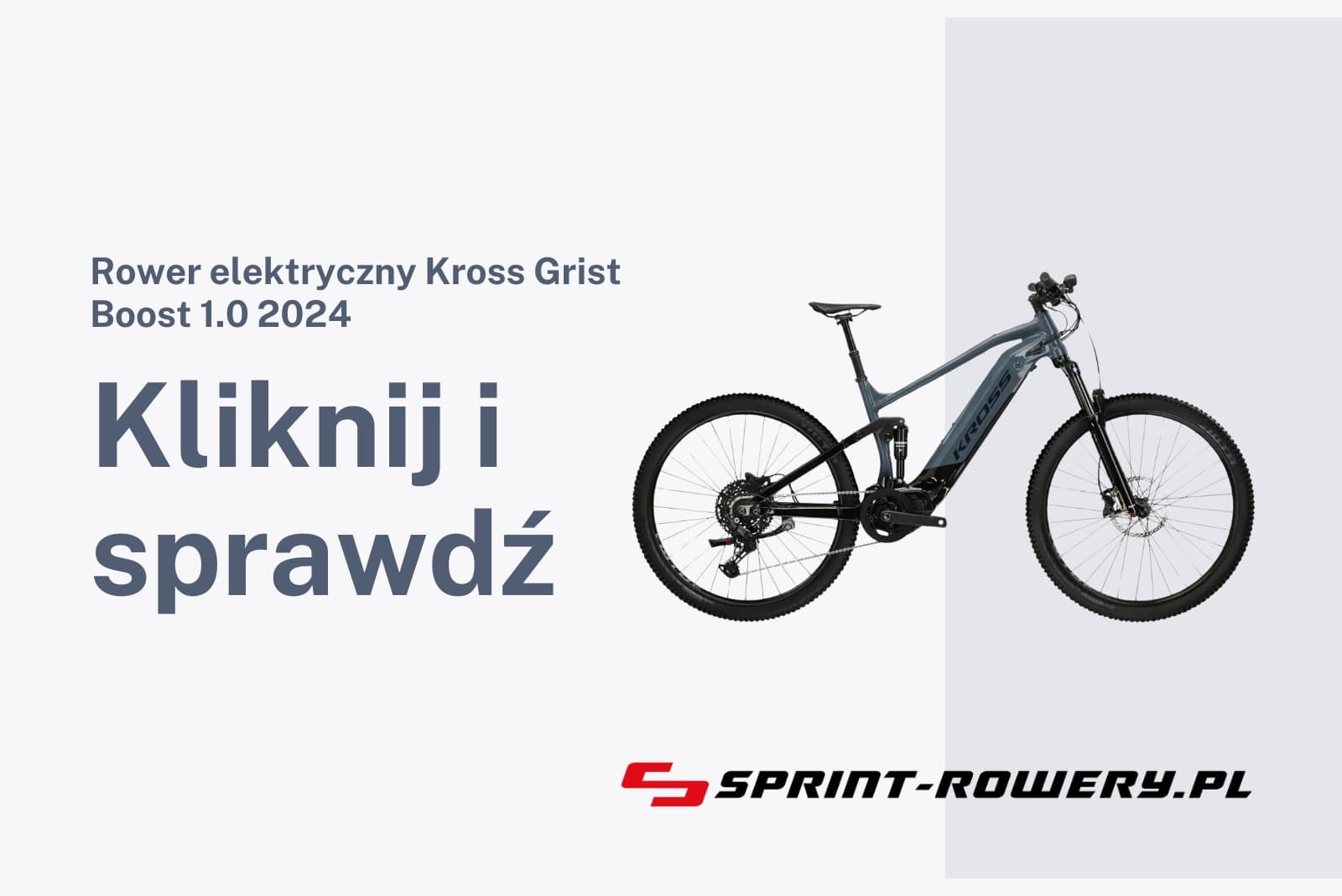 Rower elektryczny Kross Grist Boost 1.0 2024
