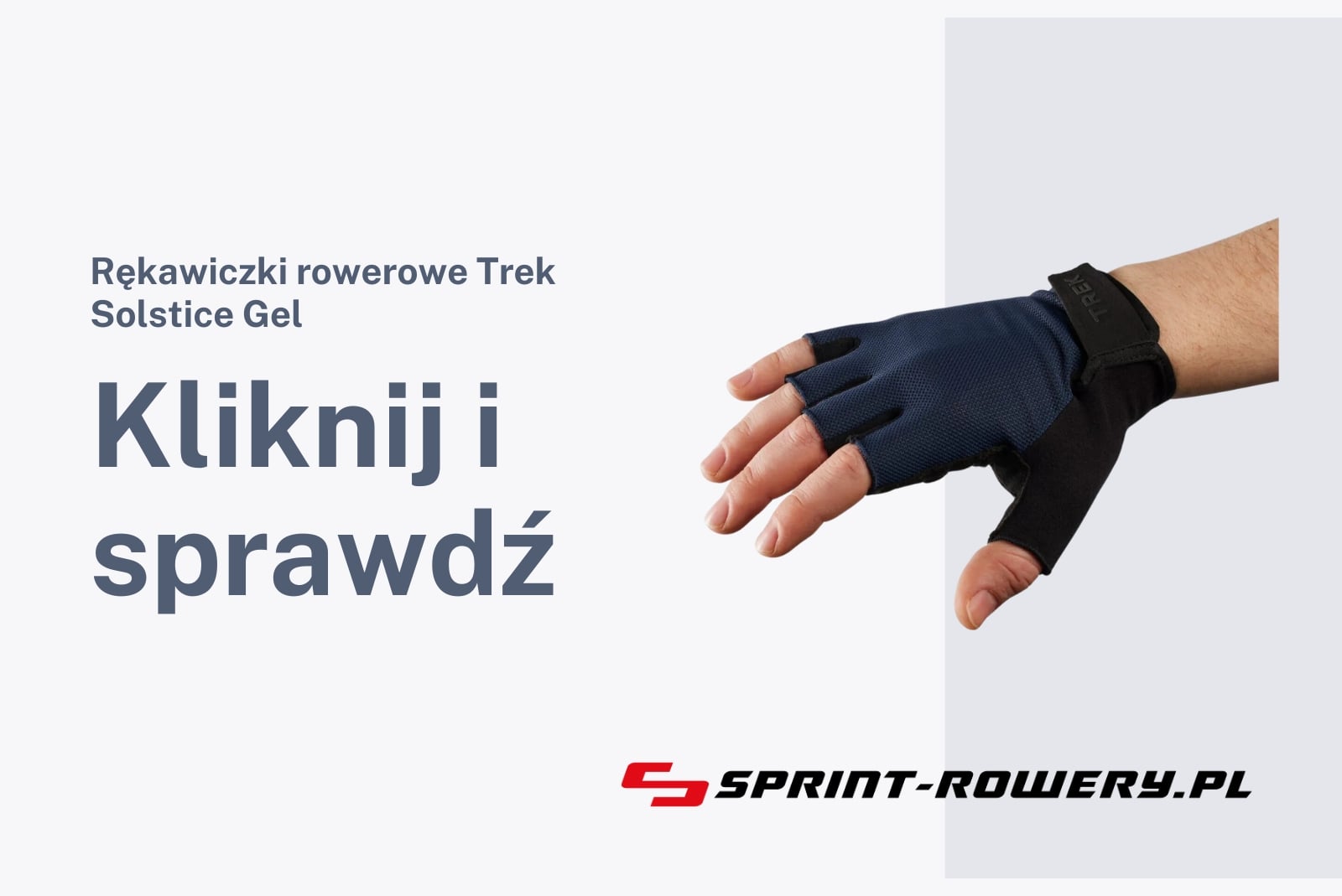 Rękawiczki rowerowe Trek Solstice Gel