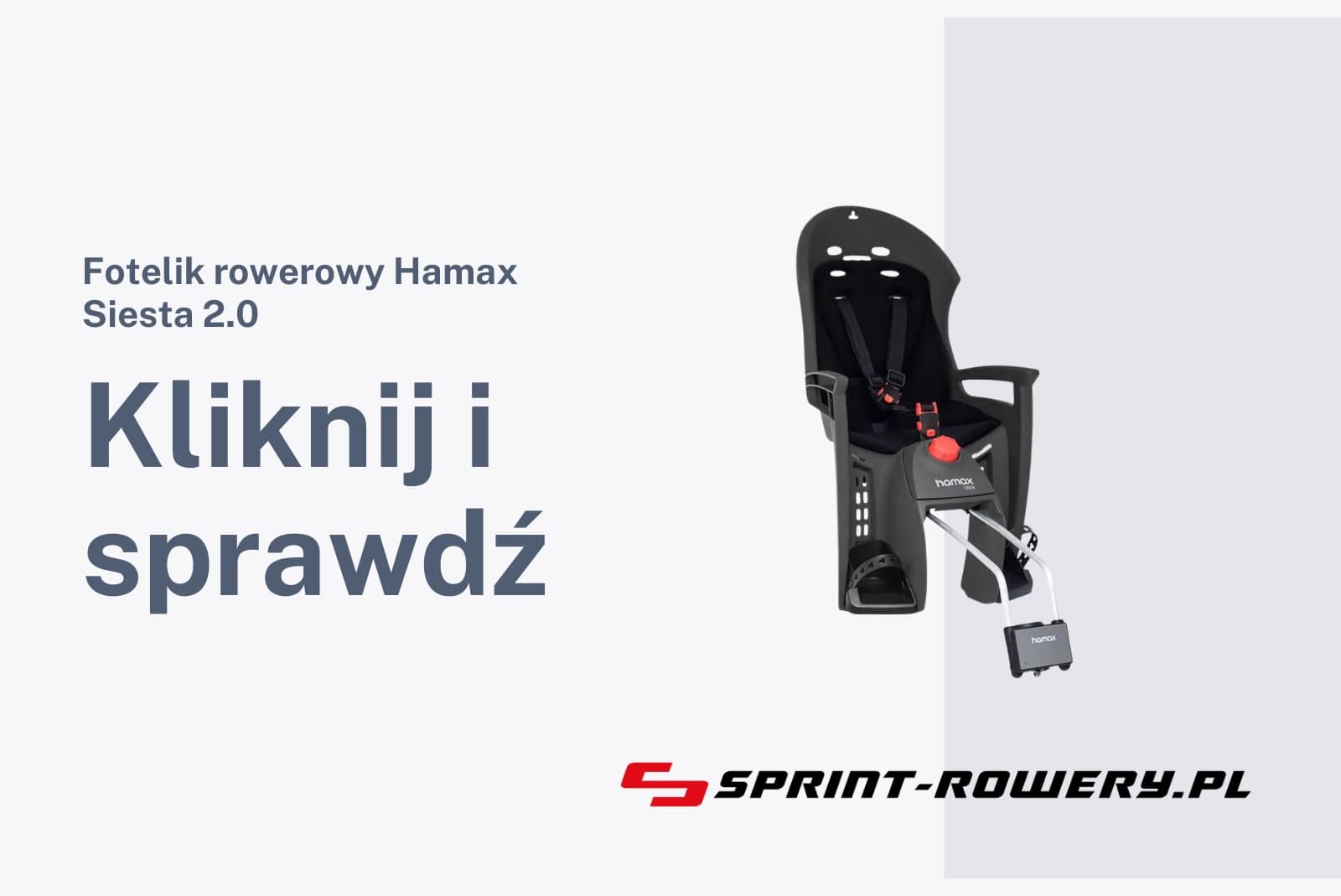 Fotelik rowerowy Hamax Siesta 2.0