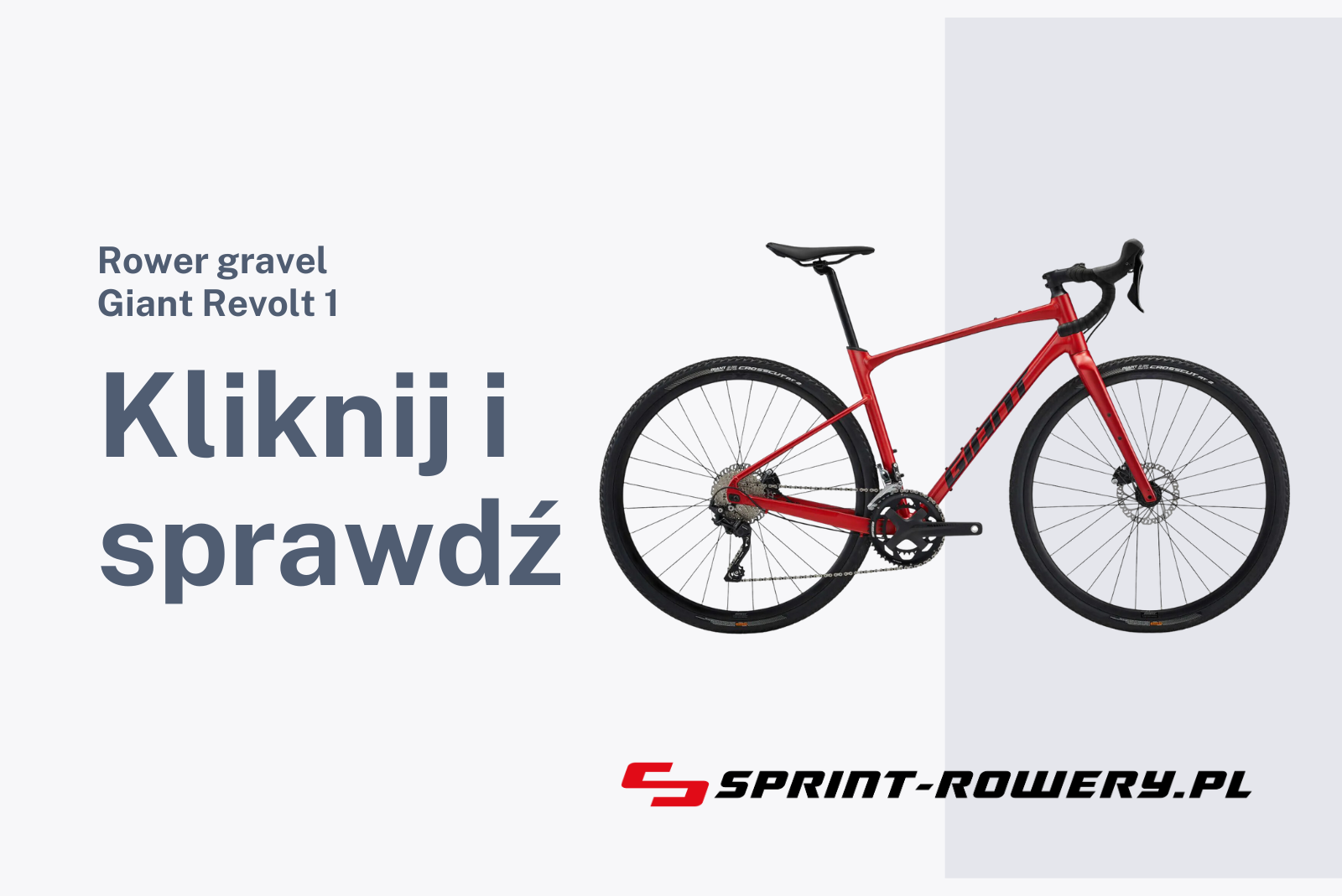 Rower gravel Giant Revolt 1 2023