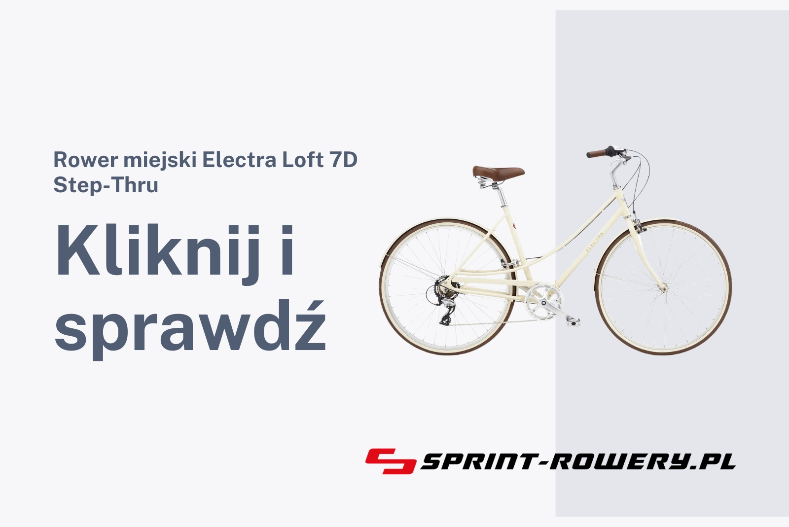 Rower miejski Electra Loft 7D Step-Thru