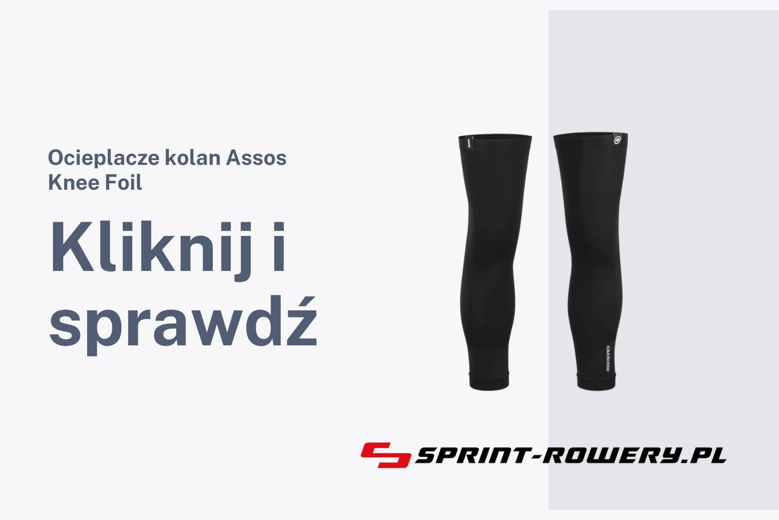 Ocieplacze kolan Assos Knee Foil