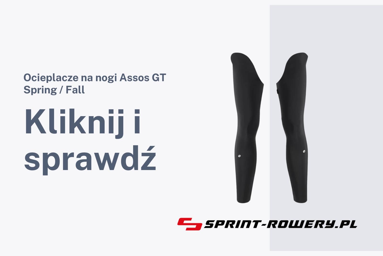 Ocieplacze na nogi Assos GT Spring / Fall