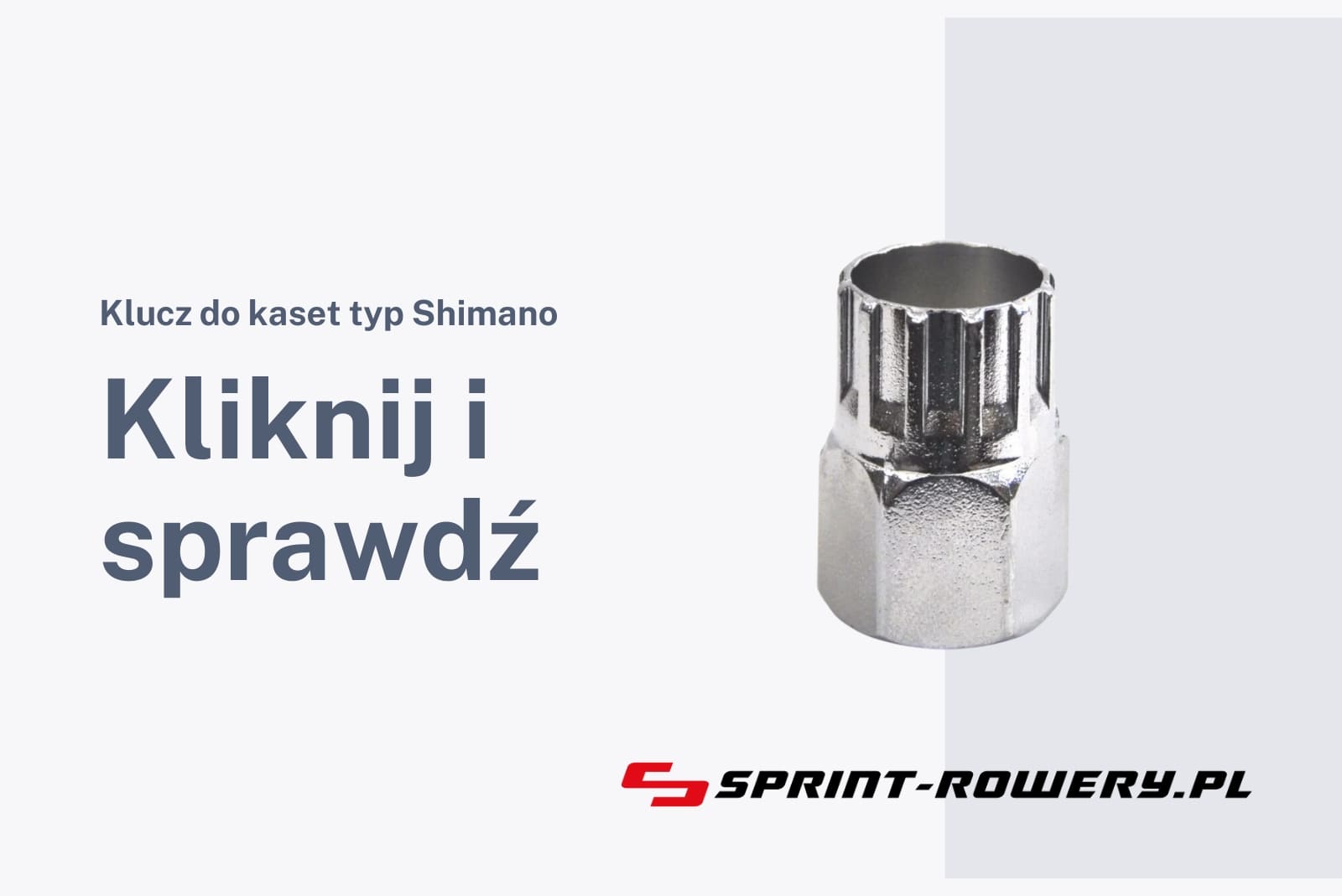 Klucz do kaset typ Shimano