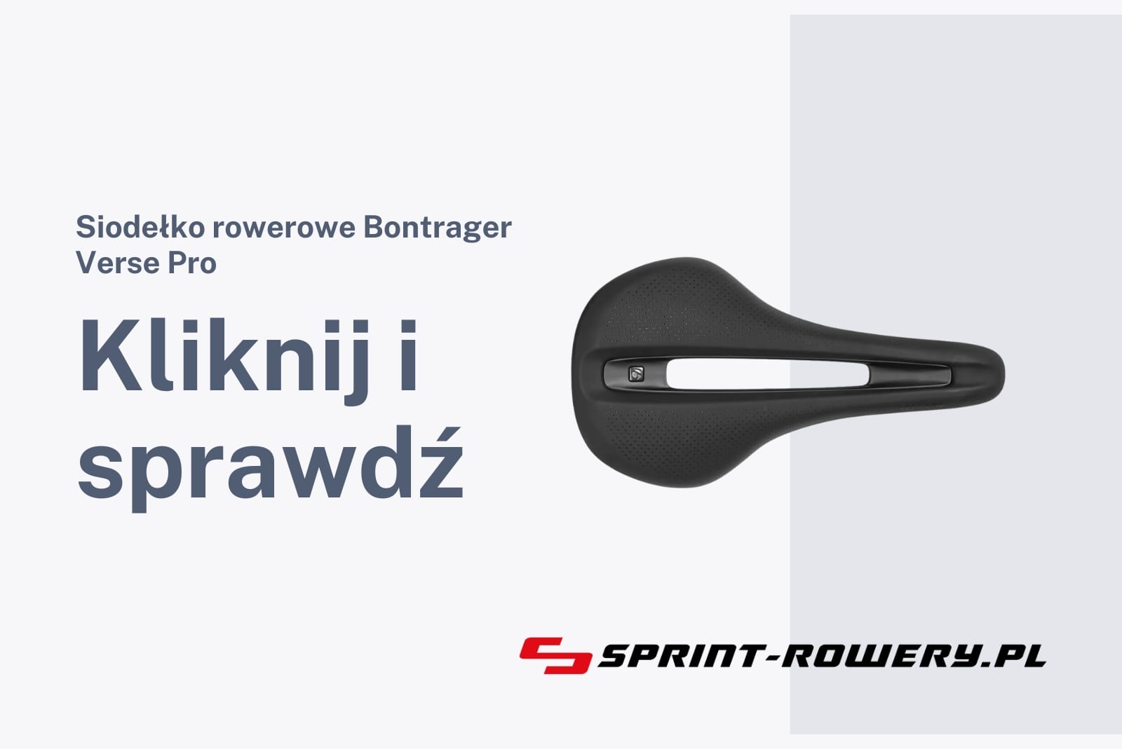 Siodełko rowerowe Bontrager Verse Pro