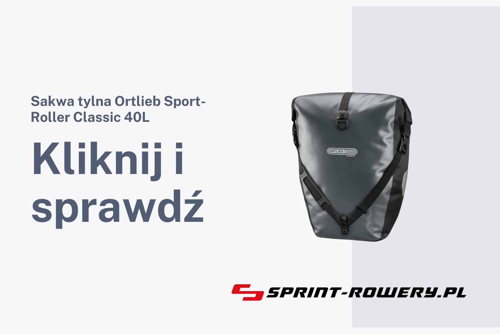 Sakwa tylna Ortlieb Sport-Roller Classic 40L