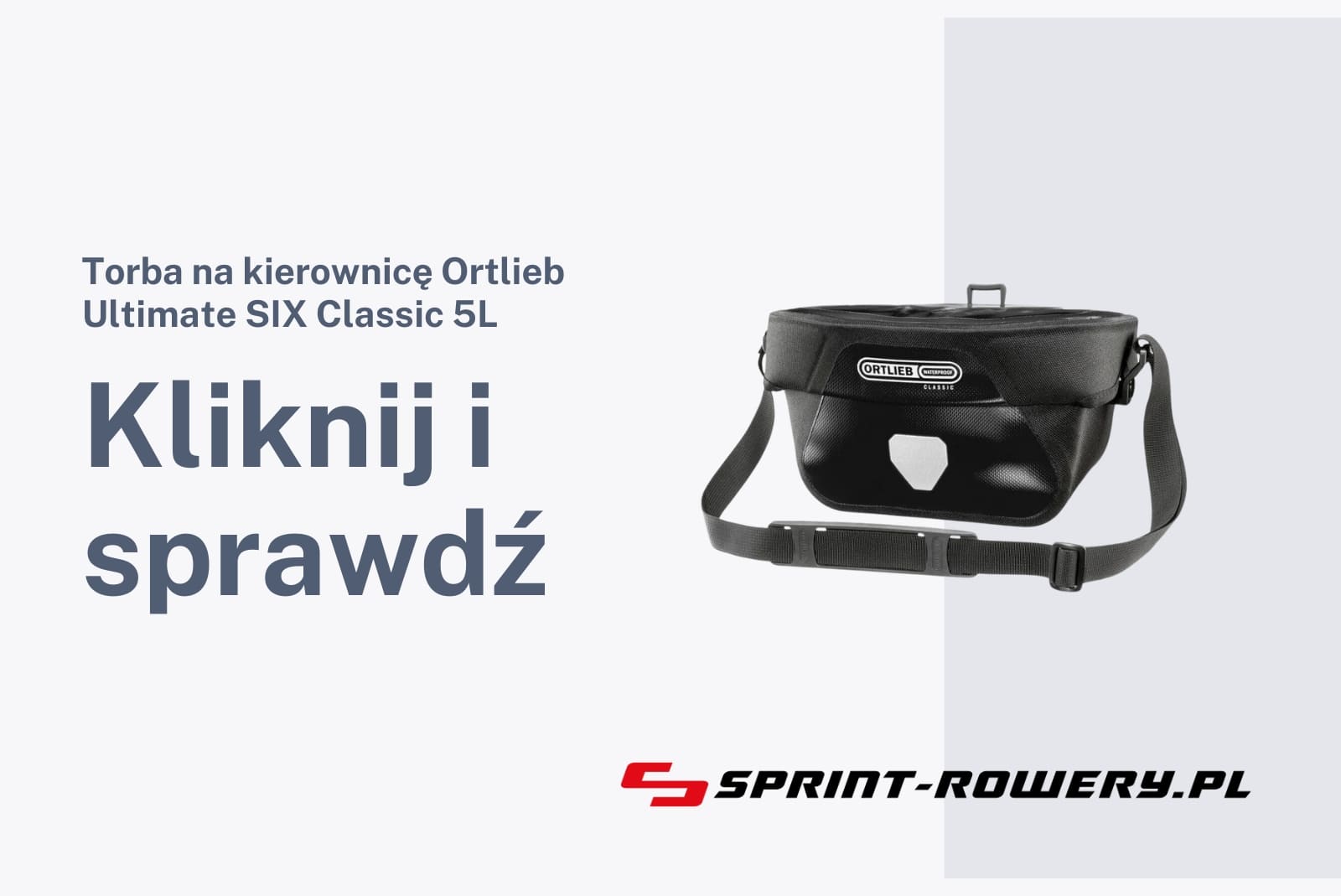 Torba na kierownicę Ortlieb Ultimate SIX Classic 5L