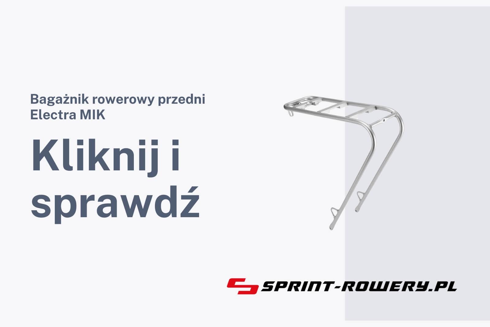 Bagażnik rowerowy przedni Electra MIK