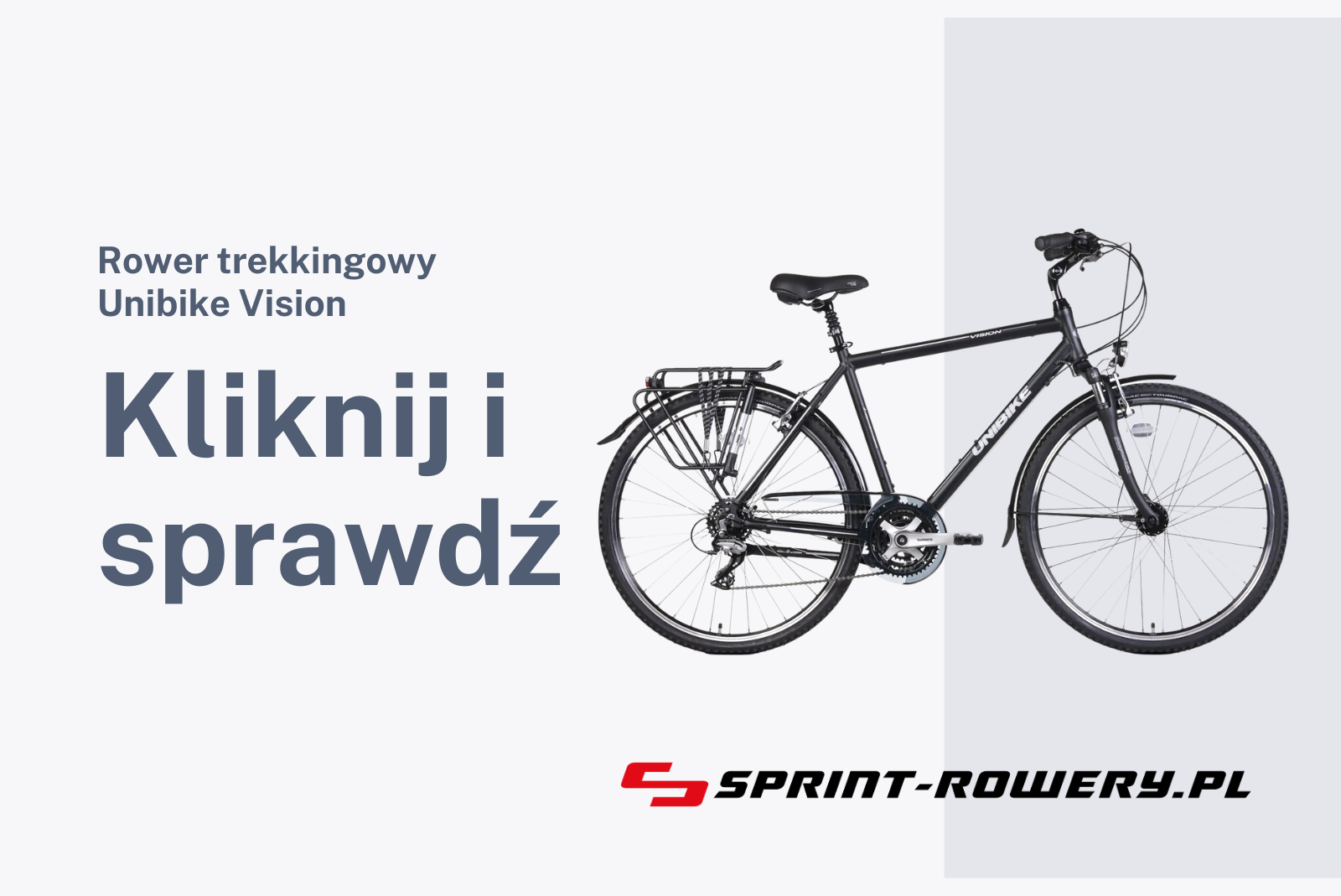 Rower trekkingowy Unibike Vision 2023