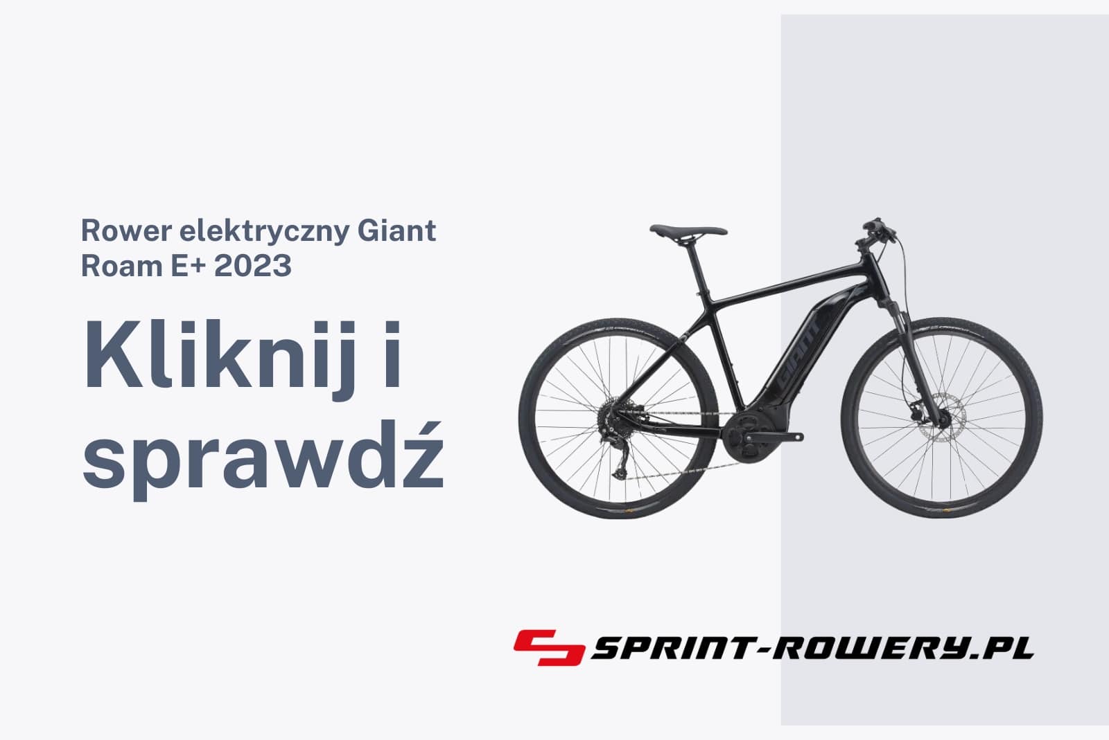Rower elektryczny Giant Roam E+ 2023