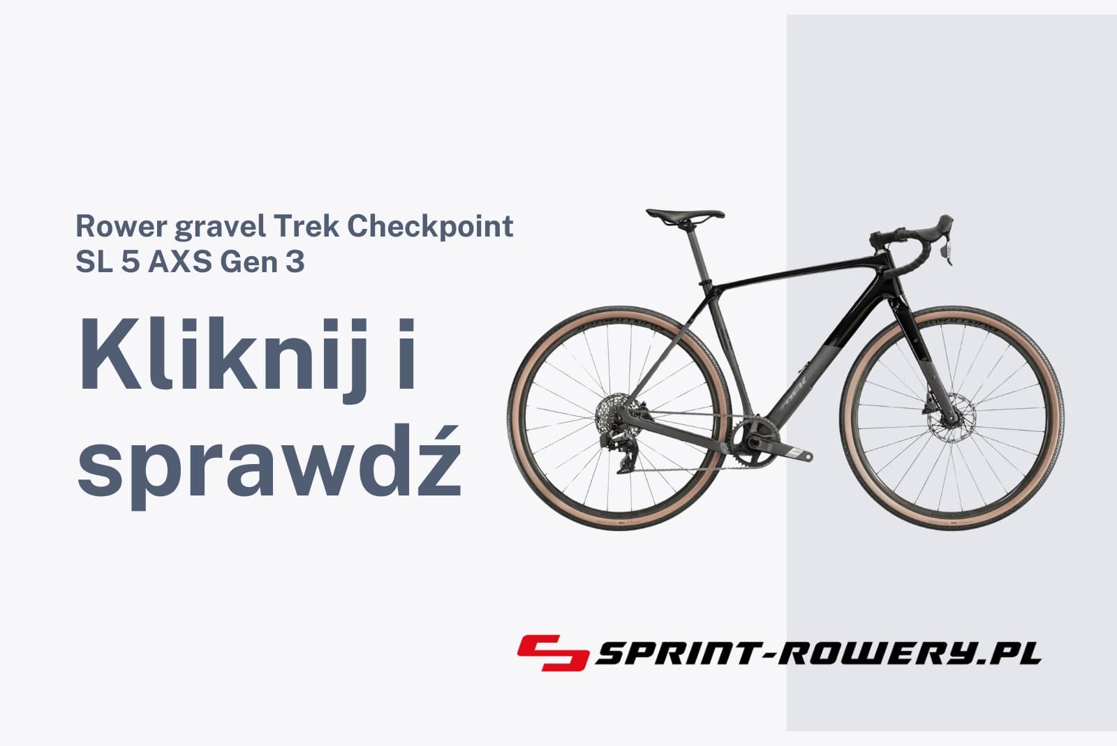 Rower gravel Trek Checkpoint SL 5 AXS Gen 3