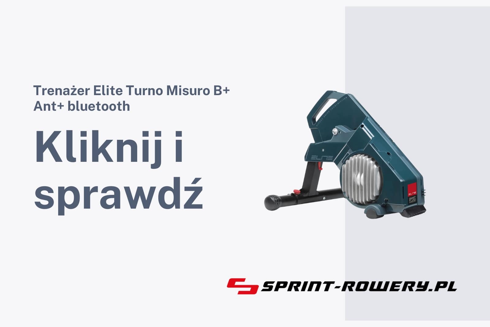 Trenażer Elite Turno Misuro B+ Ant+ bluetooth