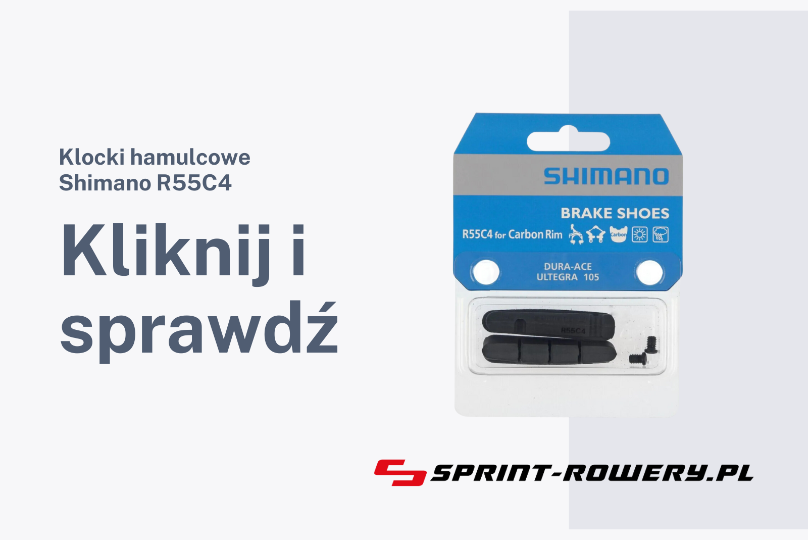 Klocki hamulcowe Shimano R55C4