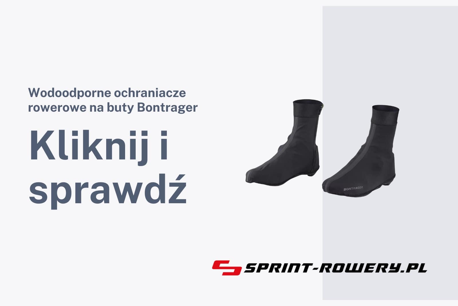 Wodoodporne ochraniacze rowerowe na buty Bontrager